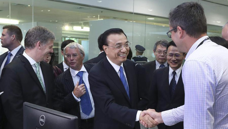 Le PM chinois appelle à une coopération plus étroite avec la Nouvelle-Zélande en 
matière d'innovation