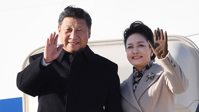 Arrivée du président chinois Xi Jinping en Finlande pour une visite d'Etat
