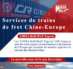 Infographie : Services de trains de fret Chine-Europe