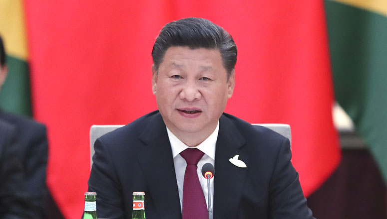 Le président chinois appelle les BRICS à promouvoir le développement commun (PAPIER 
GENERAL)