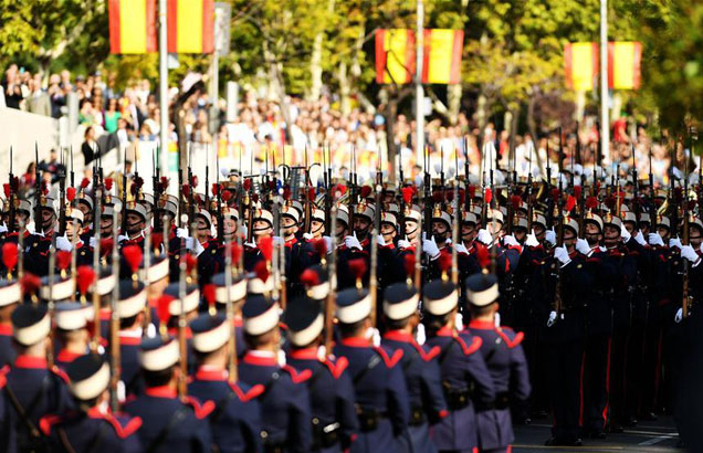 Espagne : célébrations de la fête nationale à Madrid