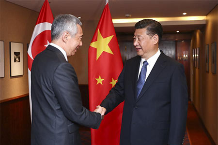 Xi Jinping appelle la Chine et Singapour à une meilleure compréhension mutuelle sur 
leurs intérêts fondamentaux