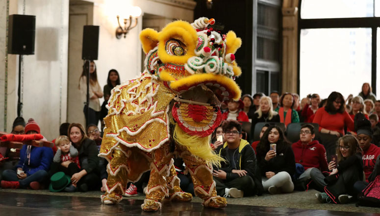 Etats-Unis : célébrations du Nouvel An chinois à Chicago