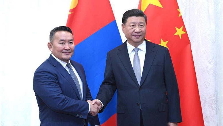 Entretien entre Xi et le président mongol sur les relations bilatérales