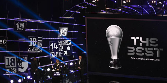 Liste des lauréats des trophées FIFA 2018