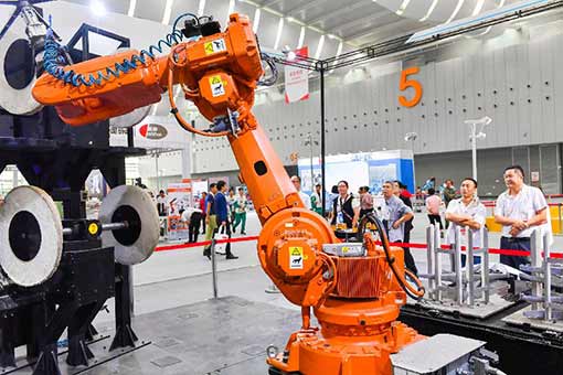 Chine : la production de robots industriels en hausse de 9,3% de janvier à septembre