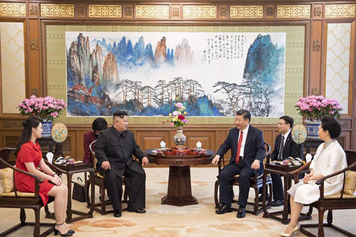 Xi Jinping et Kim Jong-un se rencontrent à Beijing