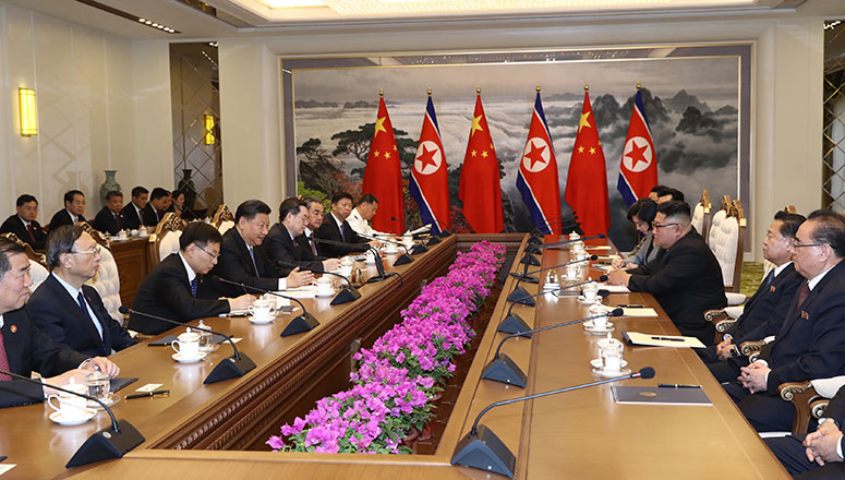 Xi et Kim décident de construire ensemble un meilleur avenir des relations bilatérales (PAPIER GENERAL)