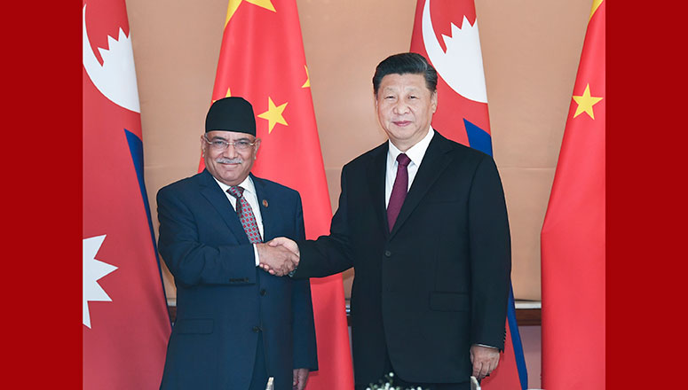 Xi rencontre le coprésident du Parti communiste népalais pour faire progresser les liens entre les partis
