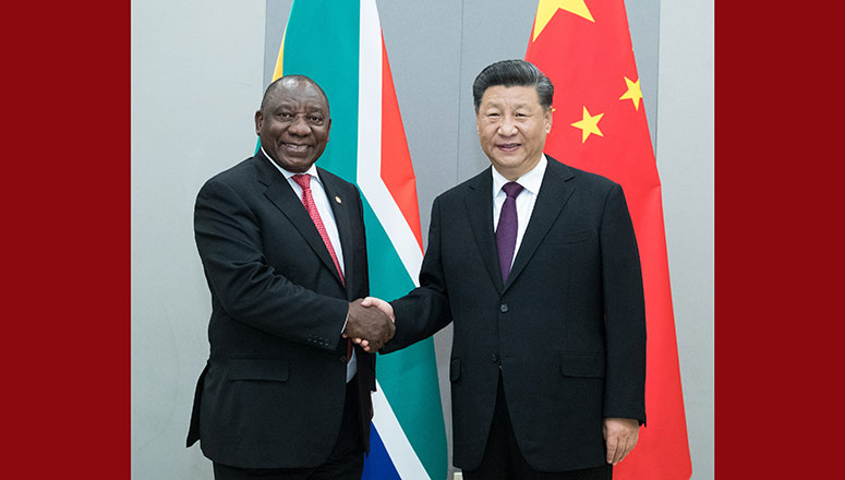 La Chine prête à promouvoir le partenariat stratégique avec l'Afrique du Sud (Xi)