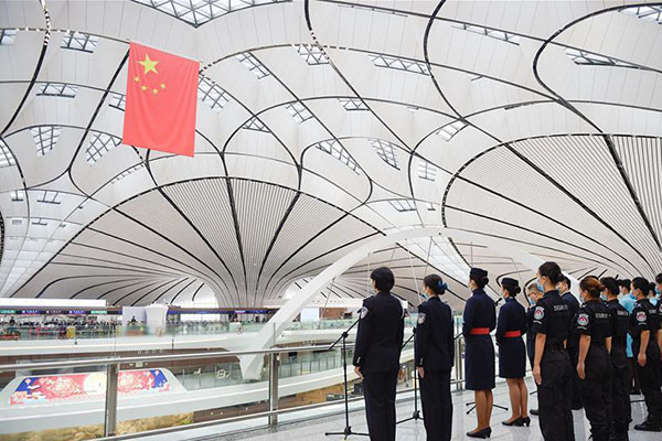Chine : l'aéroport international Daxing de Beijing célèbre sa première année d'exploitation