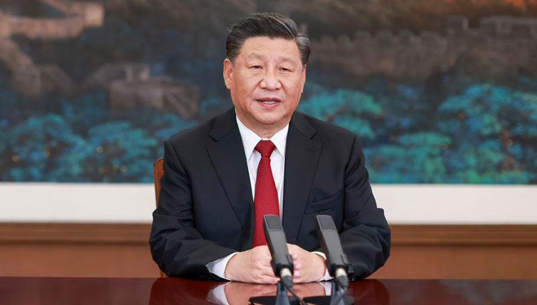 Xi Jinping prononce un discours aux Dialogues des PDG de l'APEC