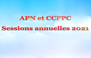 Les sessions annuelles 2021 de l'APN et de la CCPPC