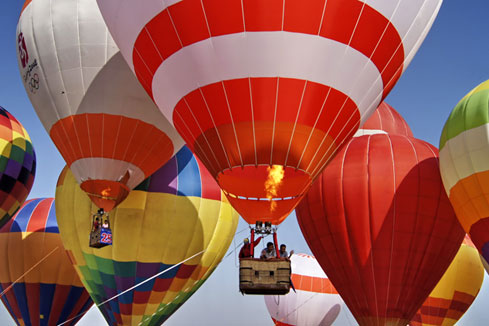 Chine : Festival de montgolfières dans la région autonome de la Mongolie intérieure