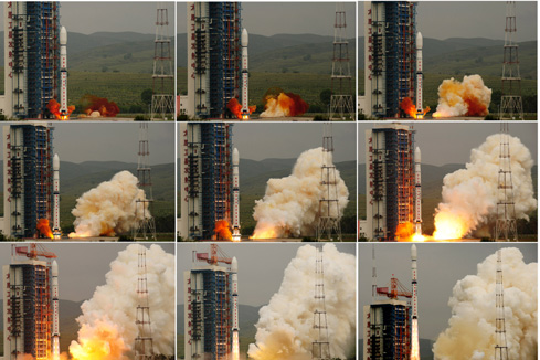 La Chine lance avec succ&egrave;s un satellite maritime