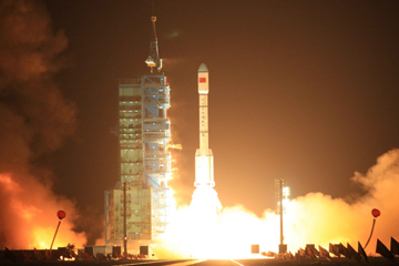 La Chine a lanc&eacute; avec succ&egrave;s le module spatial Tiangong-1