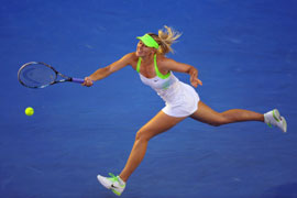 Open d'Australie: Maria Sharapova qualifiée pour les quarts de finale