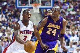 NBA: les Detroit Pistons battent les Los Angeles Lakers (88-85)