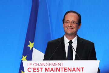 France/présidentielle : Hollande satisfait des propos du chef de la BCE sur la croissance