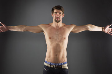 JO-2012: Michael Phelps pose pour un portrait