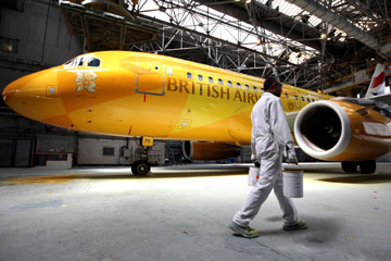 Un avion doré amènera la flamme olympique au Royaume Uni