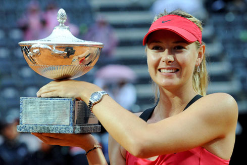 Tennis/Masters 1000 de Rome: Sharapova conserve son titre