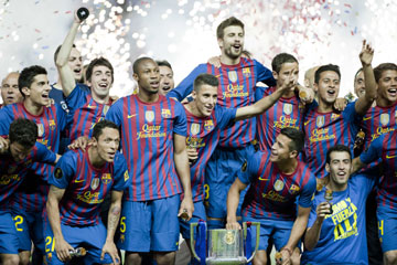 Espagne/Football: Le FC Barcelone remporte la Coupe du Roi