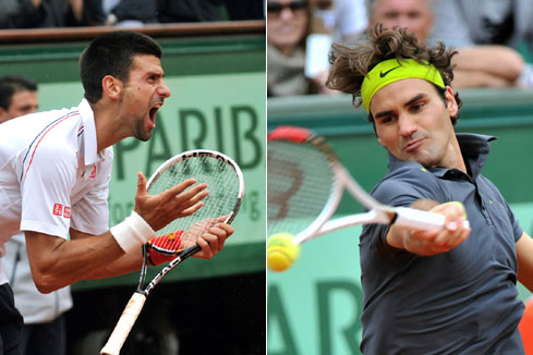 Tennis/Roland-Garros: Federer et Djokovic qualifiés pour les demi-finales