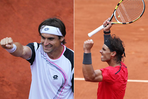 Tennis/Roland-Garros: Nadal et Ferrer qualifiés pour les demi-finales