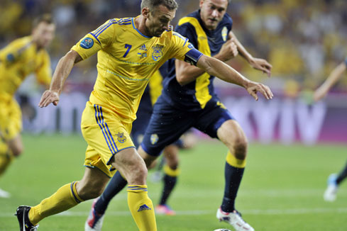 Euro 2012: l'Ukraine s'impose à la Suède