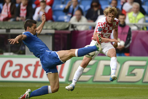 Euro 2012: match nul entre l'Italie et la Croatie (1-1)