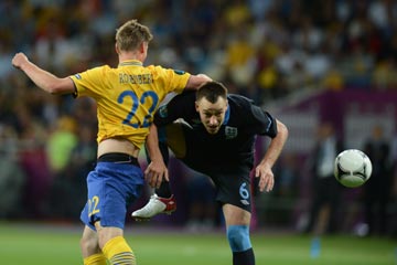 Euro-2012: L'Angleterre bat 3 à 2 la Suède