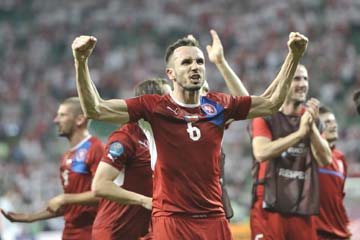 Euro-2012: La République Tchèque bat la Pologne et se qualifie pour les quarts de finale