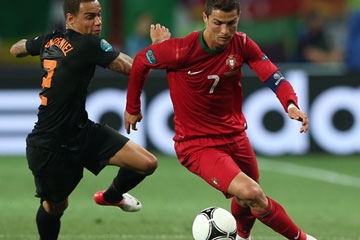 Euro 2012 : le Portugal domine les Pays-Bas (2-1)