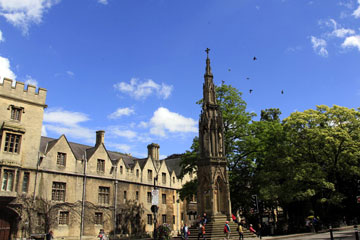 L'Université d'Oxford en été