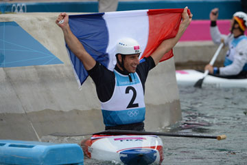 JO-2012-Canoë: le Français Tony Estanguet décroche la médaille d'or