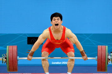 JO-2012: Le Chinois Lin Qingfeng décroche la médaille d'or d'haltérophilie de la catégorie des -69 kg messieurs