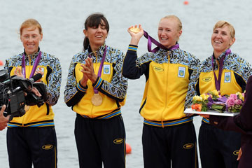 JO-2012 : L'Ukraine championne du quatre de couple dames des épreuves d'aviron