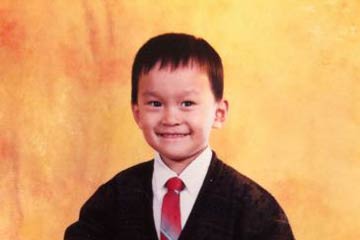 Photos d'enfance du nageur chinois Sun Yang
