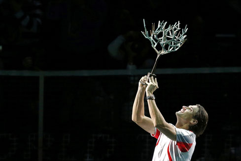 Tennis: Ferrer remporte le Masters de Paris-Bercy