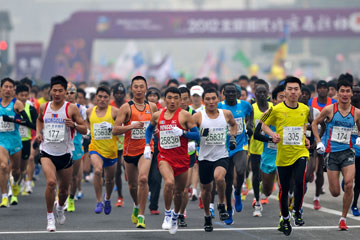 Chine : Marathon international de Beijing 2012