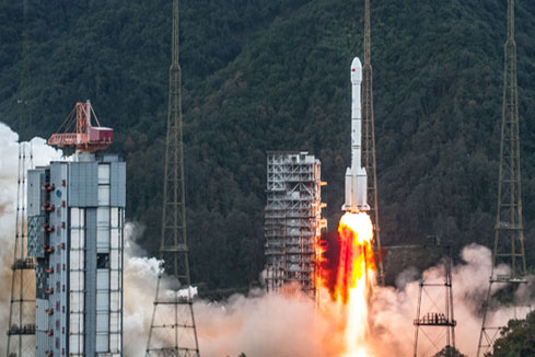 Chine: lancement d'un satellite fabriqu&eacute; par Thales Alenia Space