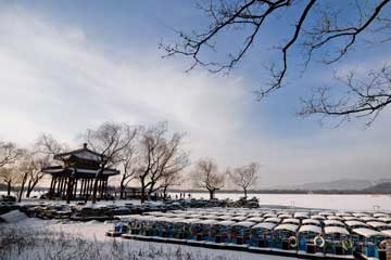 EN IMAGES: paysages de neige au Palais d'été à Beijing