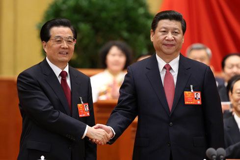 Xi Jinping élu président de la Chine et président de la Commission militaire centrale