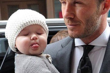Photos : Harper, super star dans le clan Beckham
