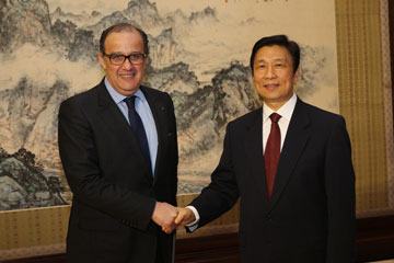 Le vice-président chinois rencontre l'envoyé spécial du roi du Maroc