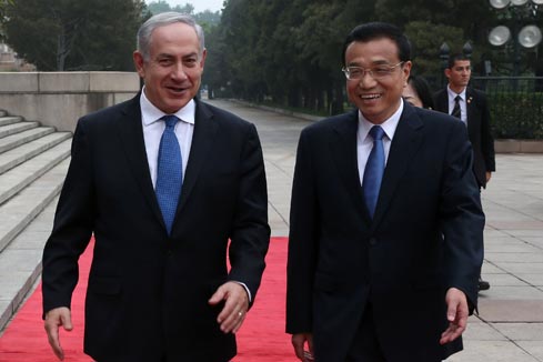 Le PM chinois appelle au renforcement de la coopération avec Israël