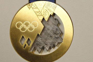 JO: La Russie dévoile les médailles olympiques de Sotchi-2014