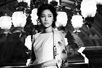 L'actrice chinoise Xu Jinglei pose pour un magazine