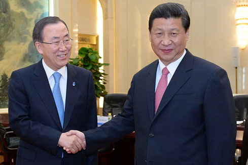 Le président chinois rencontre le secrétaire général de l'ONU